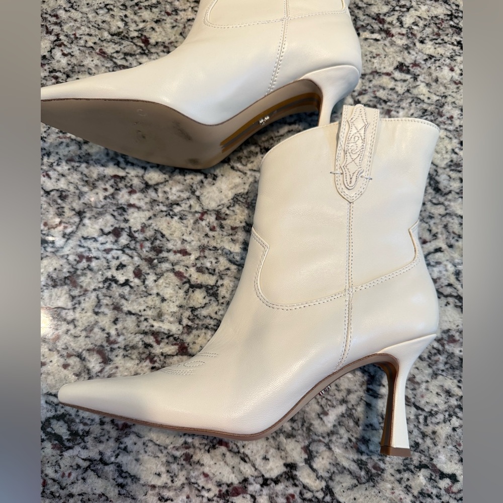 (New)Sam Edelman Moe Leather Ankle Boots